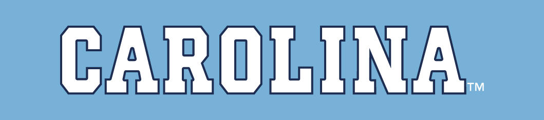 North Carolina Tar Heels 2015-Pres Wordmark Logo 03 vinyl decal